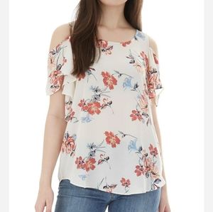Cold shoulder blouse